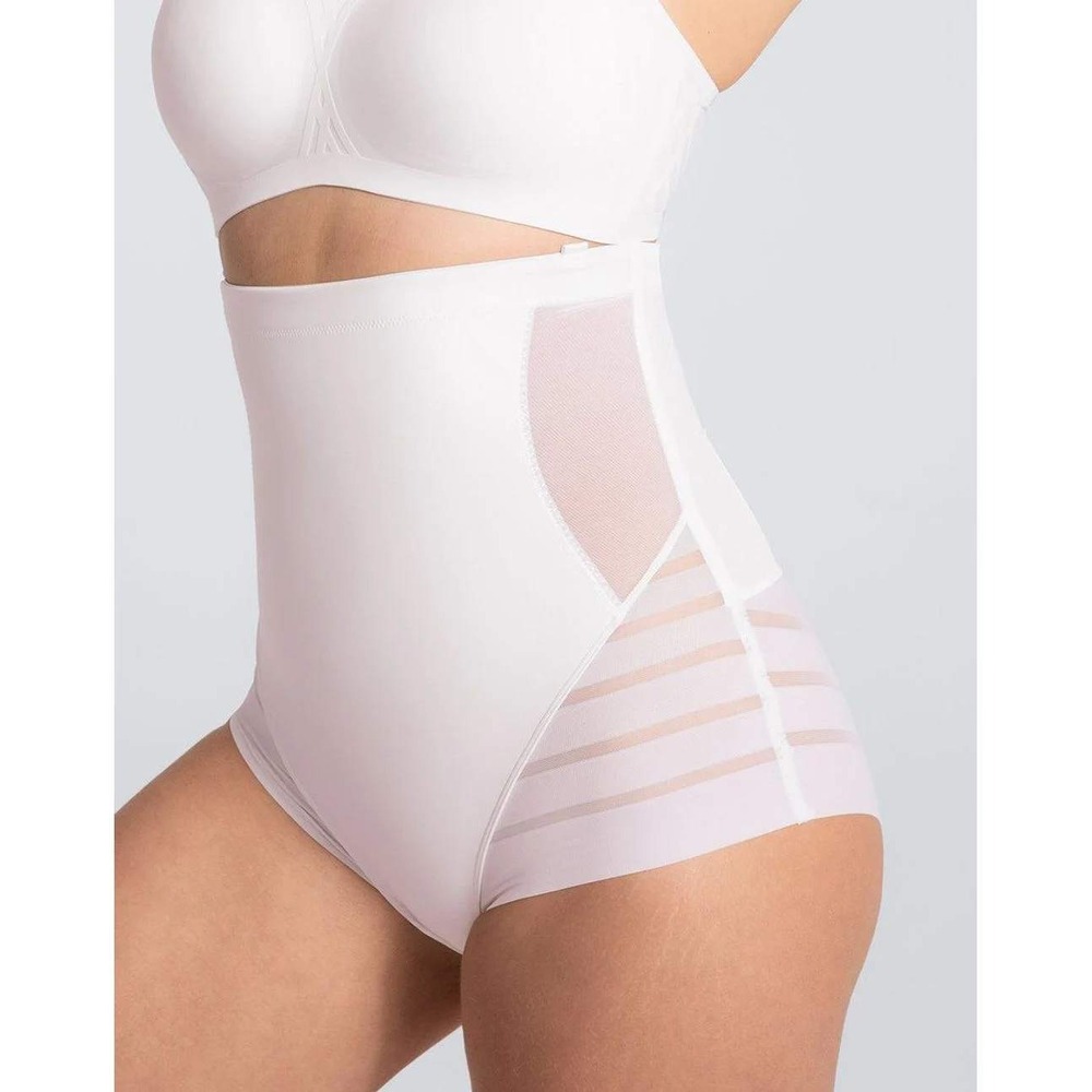 Honeylove Women's White Queen Brief Shorts Shapewear Sz L NWOTS